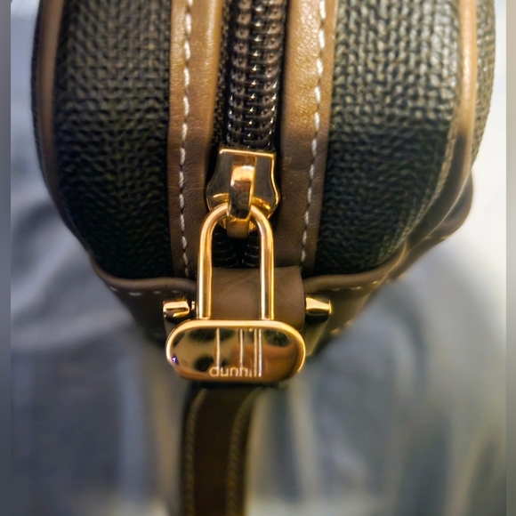 Classic Dunhill Brown and Black Unisex Clutch Bag - Picture 8 of 10